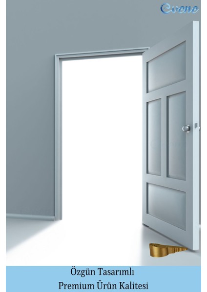 Kapı Stoperi Altın Renk Dekoratif Kapı Tutucu Durdurucu 4 Adet Model 5