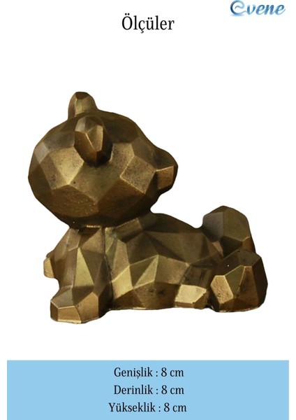 Kapı Stoperi Altın Eskitme Renk Dekoratif Kapı Tutucu Durdurucu 2 Adet Model 7