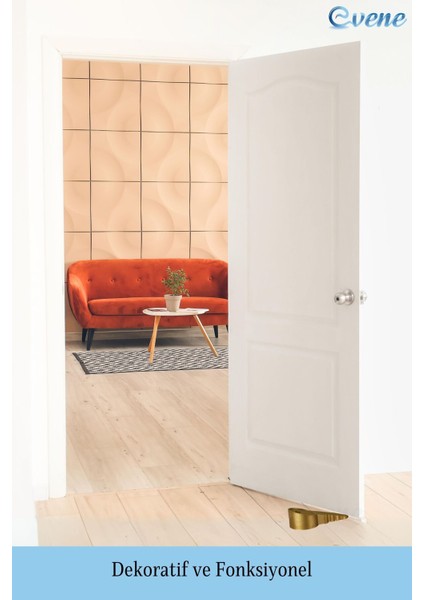 Kapı Stoperi Altın Renk Dekoratif Kapı Tutucu Durdurucu 4 Adet Model 5