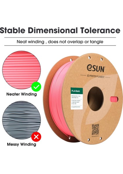 Basic Pla Pembe Filament 1,75MM 1 kg - fiyatları