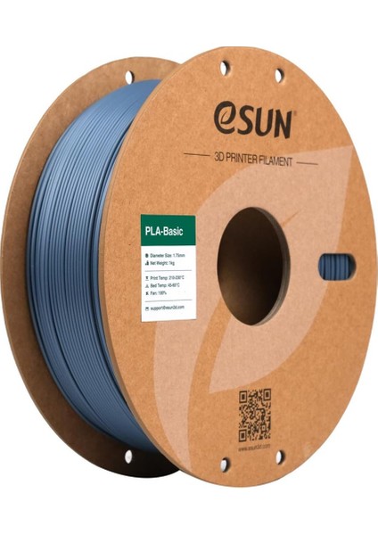 Basic Pla Gri Filament 1,75MM 1 kg -