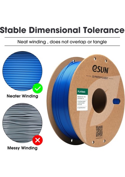 Basic Pla Mavi Filament 1,75MM 1 kg - fiyatları