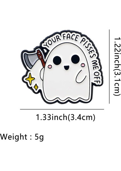 Karikatür Hayvan Kahvesi Tırnaklar Giysiler Için Broş Mebekel Pim Erkekler Sırt Çantası Kötü Kılıf Aksesuarları Için Yaklaşık Pimler Arkadaşlar Hediye Renk: 5 (Yurt Dışından)