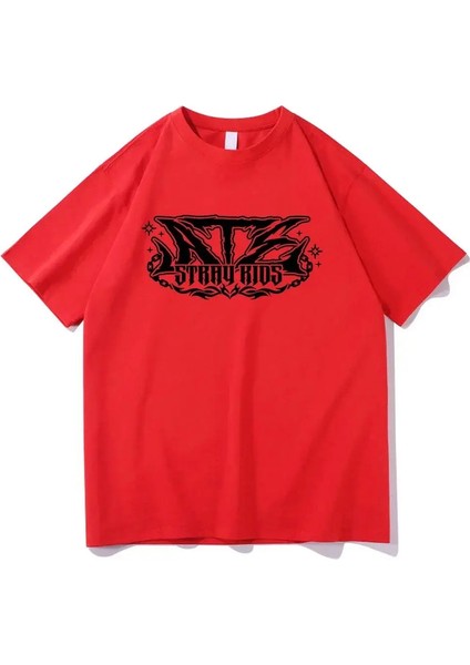 Chk Chk Boom T-Shirt Kore Moda Kadın Estetik Hip Hop Retro T-Shirt Nötr Straykids Retro T-Shirt Kadın Giyim Renk: 3/boyut (Abd) (Yurt Dışından)