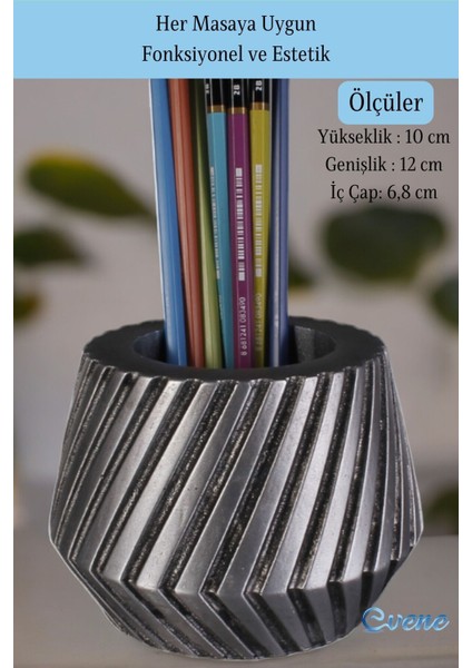 Masa Kalemliği Organizer Gümüş Eskitme Renk Model 21 modelleri