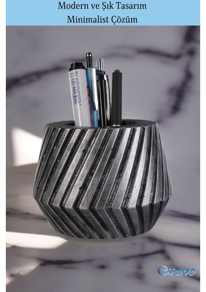 Masa Kalemliği Organizer Gümüş Eskitme Renk Model 21 indirimleri