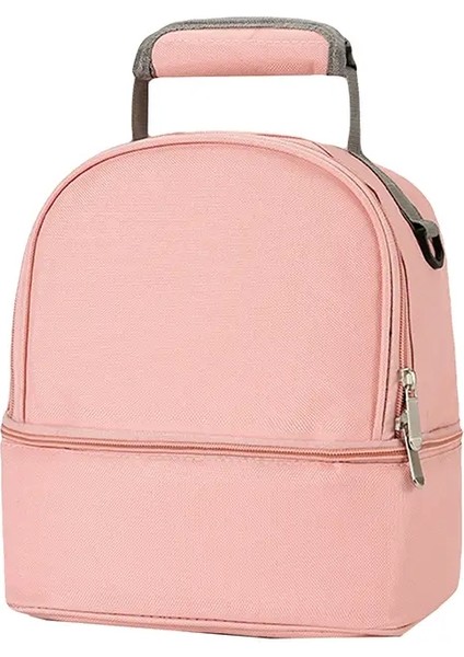 Anne Çanta Süt Depolama Göğüs Pompası Doğum Pompası Soğutucu Çift Katman Yalıtım Taze Tutma Bebek Maması Sırt Çantası Besleme Şişesi Renk: Pembe (Yurt Dışından)