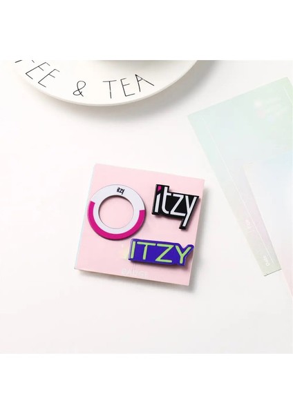 3pcs/set Kpop Ateez Itzy Astro Boyz Gidle Akrilik Pimler Rozetler Bag Cap Giysileri Hediye Hayranları Için Broşlar Toplama Metal Renk: T1T (Yurt Dışından)
