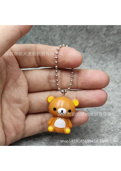 Rilakkuma Anahtar Zinciri Çift Rahat Ayı Sevimli Anahtar Zincirleri Yeni Çanta Araba Anahtarları Yüzük Kolye Dekor Çocuk Oyuncakları En Iyi Arkadaş Color: 3 (Yurt Dışından)