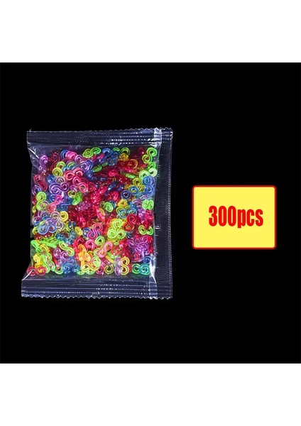 Yeni Tezgah Kauçuk Bantlar Bilezik Kauçuk Tezgah Bantları Dokuma Bağcıklı Bilezik Diy Örgü Oyuncakları Hediye Rengi: 300 Pcs (Yurt Dışından)