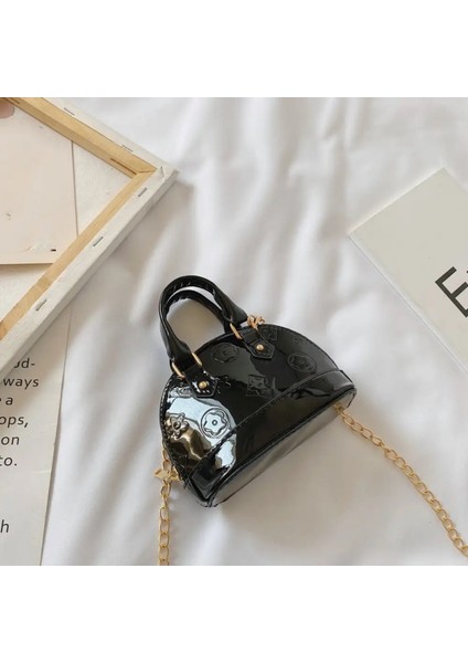 Yeni Pu Mini Omuz Çantası Mini Sevimli Küçük Küçük Satchel Madeni Para Cüzdanı: Pembe (Yurt Dışından)