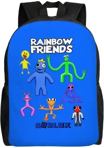 Özel Rainbows Arkadaşları Sarılmak Seyahat Backpack Erkekler Kadın Okul Bilgisayar Bookbag Video Oyunu Üniversite Öğrenci Günbaşı Çantalar Renk: 4/boyut: 16 Inç (Yurt Dışından)
