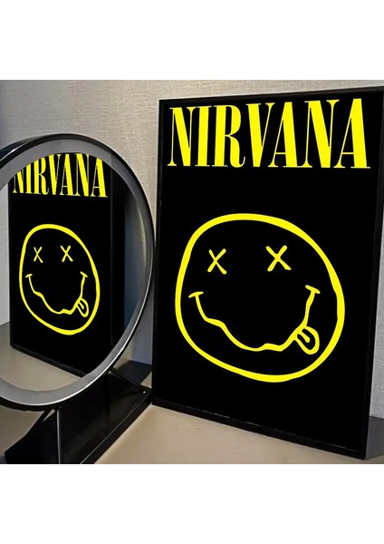 Band Sıcak N-Nirvana Anime Posterleri Yapışkan Hd Duvar Sanatı Ev Için Retro Posterler Ev Kawaii Oda Dekor Boyutu (Inç): 20X25CM Çerçeve/renk Yok: Hei-3 (Yurt Dışından)