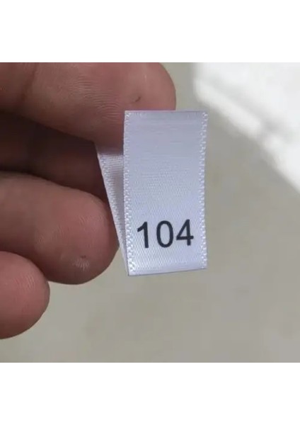 50PCS Saten Baskı Boyutu Etiketi Çocuklar Için Sayı 56 62 68 74 80 86 92 98 104 110 116 122 128 134 140 146 Giysi Boyutlandırma Etiketleri: Sayı 104 (Yurt Dışından)