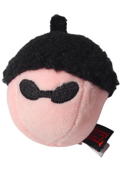 10CM Sahnede Umut Yeni Siyah Serisi Bebek Kolye Doğum Günü Hediyesi Mini Peluş Anahtar Çırıltı Çantası Kolye Renk: Pembe (Yurt Dışından)