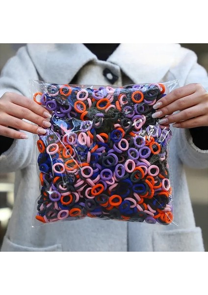 100/200PCS Kadın Kızlar Renkli Naylon Elastik Saç Bantları At Kuyruğu Küçük Hairtie Kauçuk Bantları Scrunchie Saç Aksesuarları Renk: 2893-30/BOYUT: 100 Pcs (Yurt Dışından)