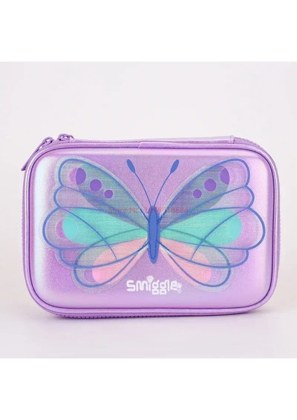 Yeni Smiggle Ilköğretim Okulu Öğrencisi Büyük Kapasite Ultra Hafif Ağırlık Stili Kırtasiye Kız Backpack Hediye Rolor: Kalem Kutusu (Yurt Dışından)