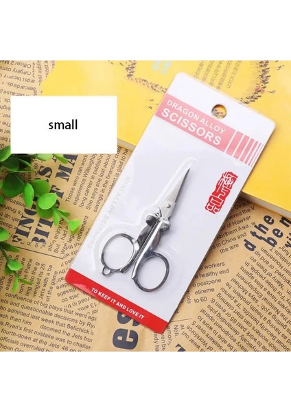 Katlanır Makas Cep Seyahat Küçük El Sanatları Keskin Bıçak Acil Durum Mini Katlanabilir Seyahat Makas Iplik Terzi Makas: Küçük (Yurt Dışından)