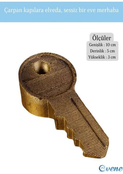 Kapı Stoperi Altın Renk Dekoratif Kapı Tutucu Durdurucu Model 5