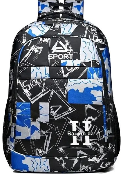 Rilibegan Gençler Için Büyük Seyahat Çantası Okul Çantası Kadın Yeni Moda Sırt Çantası Markası Klasik Naylon Bilgisayar Gündelik Sırt Çantası Bagcolor: Gri (Yurt Dışından)