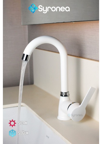 Beyaz Kısa Delta Lavabo Bataryası Banyo Lavabo Musluk fiyatları