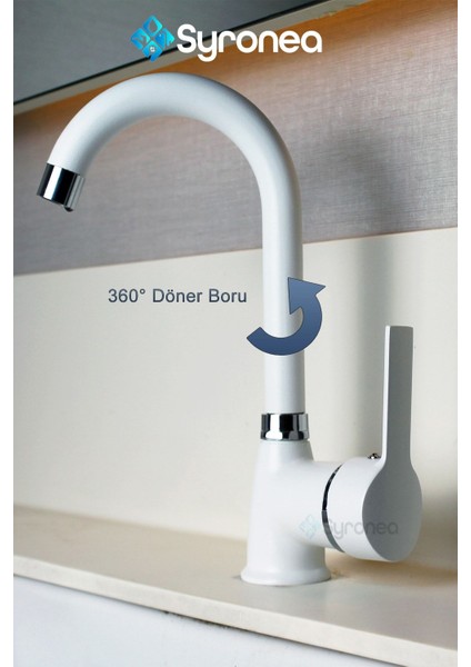 Beyaz Kısa Delta Lavabo Bataryası Banyo Lavabo Musluk modelleri