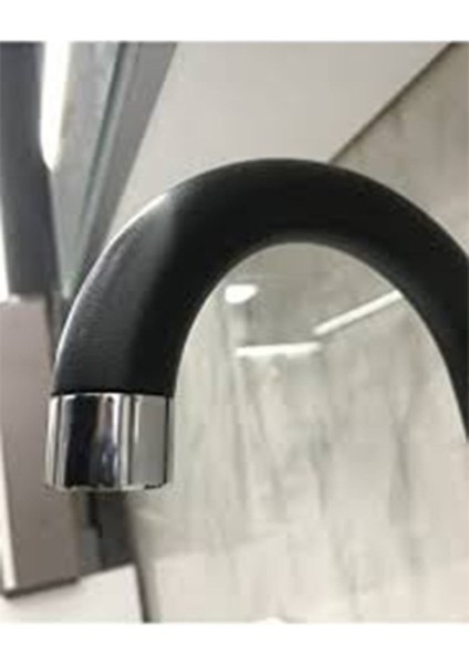 Siyah Kısa Lavabo Bataryası Delta Banyo Sıcak Soğuk Su Girişli Musluk modelleri