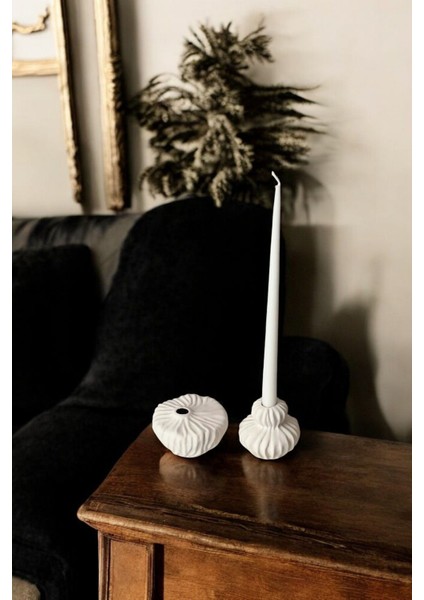 Dekoratif Mumluk Set Şamdan El Yapımı Model 2 fırsatları