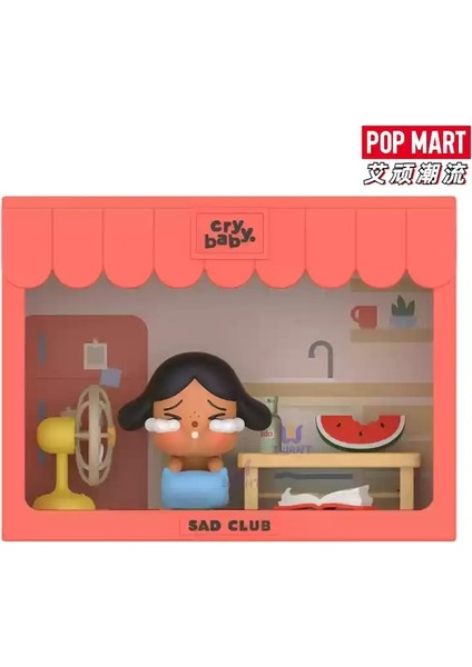 Orijinal Crybaby Sad Club Anime Figürin Periferik 7.2cm Pvc Crybaby Model Masaüstü Dekorasyon Koleksiyonu Çocuk Hediye Oyuncak Çarşamba: Onaylamak Için Açık Kutu (Yurt Dışından)