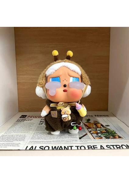 (Sadece Kumaş) 13 cm Gözyaşı Için Fabrika Ağlayan Ağlayan Bebek Vinil Sevimli Kıyler Crybaby Clothcolor Için Tulum: Pembe/boyut: Bebek Yok (Yurt Dışından)