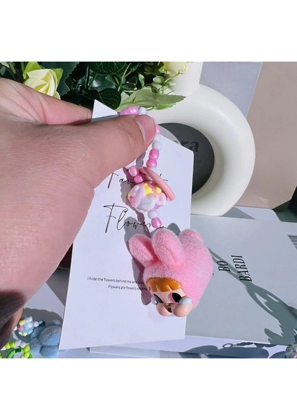 Yeni Kawaii Crybaby Keychain Kolye Karikatür Sevimli Reçine Bebek Araba Anahtar Çantası Sırt Çantası Kolye Hediyesi: A (Yurt Dışından)