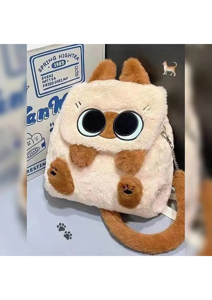 Kawaii Yeni Capya Peluş Peluş Kadınlar Için Çok Çok Yönlü Karikatür Komik Capibala Çanta Büyük Kapasite Tote Çanta Çocuk Hediye Renk: STBAG523-A2 (Yurt Dışından)