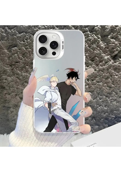 D-Devılmans C-Crybabys Iphone 16 Için Telefon Kılıfı 15 Pro Max Case 14 Plus 13 12 11 Renk Gümüş Casecolor: Z10/MALZEME: Iphone 11 Için (Yurt Dışından)