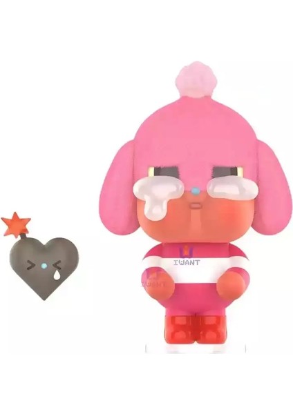 Orijinal Boxcrybaby Love For Love Serisi Orijinal Aksiyon Figürleri Tine Tide Tide Oyun Sevimli Oyuncak Modeli Sevgililer Günü Hediye Renk: Açık Boxstolen Kalp/boyut: <8cm (Yurt Dışından)