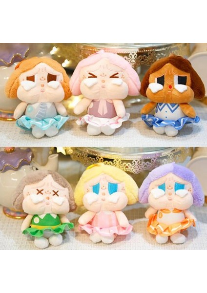 10CM Crybaby Kız Okulu Üniforma Serisi Oyuncak Aksiyon Figürleri Kutu Peluş Pençe Bebek Koleksiyonu Kolye Bebek Sürpriz Hediye Kol: 1 Adet (Yurt Dışından)
