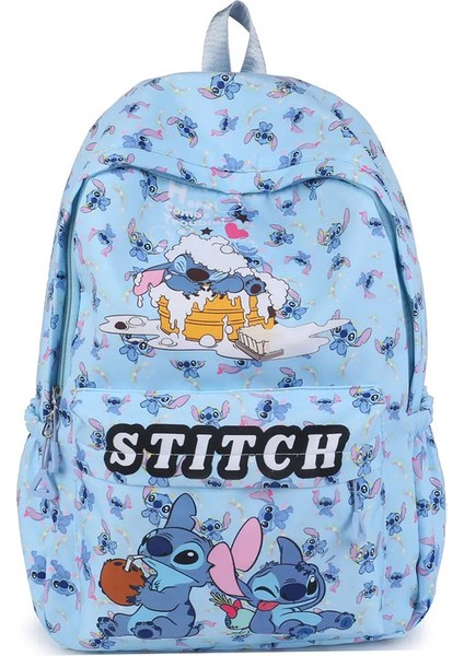 Dikiş Sırt Çantası, Büyük Kapasiteli Öğrenci Gün Çantası, Okula Dönüş Sezonu Için Gerekli, Okul ve Hafif Seyahat Renkleri Için Uygun (Yurt Dışından)