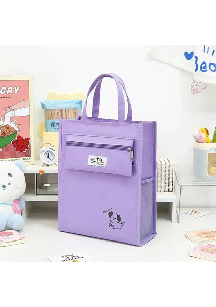 Moda Karikatür Çantalar Çok Fonksiyonlu Sağlam Su Geçirmez Çocuklar Dosya Kadın Için Öğretmen Okul Çantaları Erkekler Kitap Kalemleri Billscolor: Mor (Yurt Dışından)