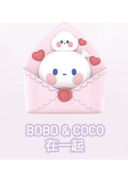 Orijinal Pop Bean Love Mektubu Serisi Mini Dolls Kawaii Anime Figür Sevimli Masaüstü Modeli Molly Sp Dimoo Sürpriz Hediyeler Koleksiyonu: Bobococo (Yurt Dışından)