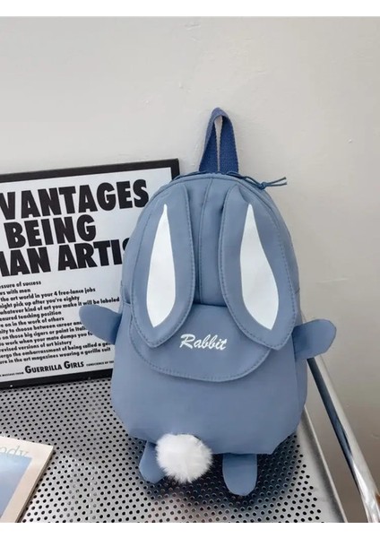 Kişiselleştirilmiş Çocuk Okulu Çantası Hediye Özel Adı Çocuk Tavşan Sırt Çantası - Erkekler Için Sevimli Işlemeli Tavşan Çanta Kızlar: Özelleştirilmedi (Yurt Dışından)