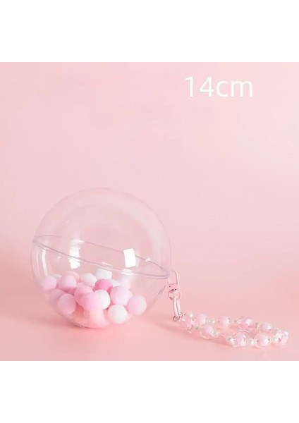 (Bebek Yok) Bebek Için 10/14CM Üç Crybaby Acrililik Şeffaf Depolama Top Çantası Popmartcolor: Küçük - Mavi/boyut: Bebek Yok (Yurt Dışından)