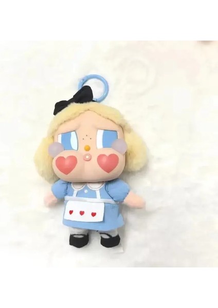 2025 Yeni Orijinal Crybaby Crying Again Seri Serisi Kutu Figürleri Vinil Yüz Bebek Crybaby Kolye Keychain Gizem Kutusu Oyuncak Hediye Renk: Sarı (Yurt Dışından)