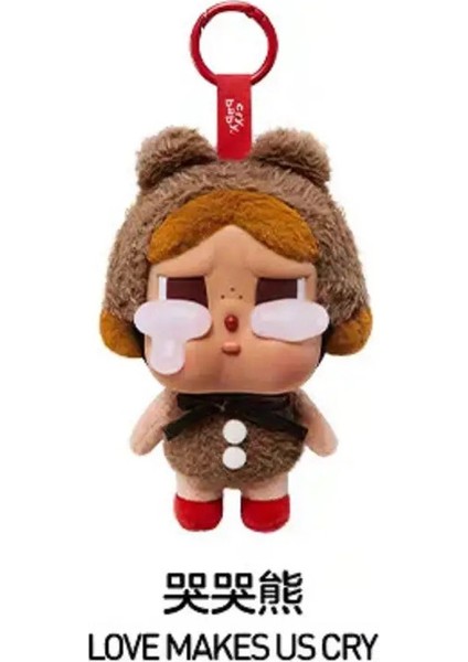 Yeni Orijinal Crybaby Crying Again Seri Serisi Kutu Çantası Vinil Yüz Bebek Crybaby Peluş Kolye Keychain Gizem Kutusu Oyuncak Süsleme Renk: 1 Pcs (Yurt Dışından)