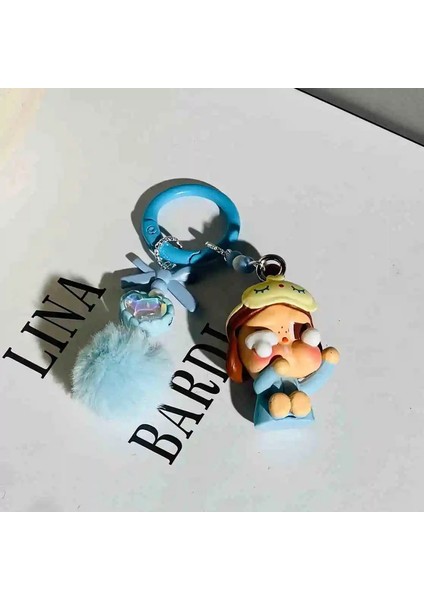 Yeni Varış Crybaby Againt Again Seri Kutu Vinil Yüz Bebek Hayvan Figürü Kolye Bebek Çanta Dekor Anahtarlık Paskalya Oyuncak Hediyeleri Renk: Anahtar D 1pc/boyut: Orijinal Değil (Yurt Dışından)