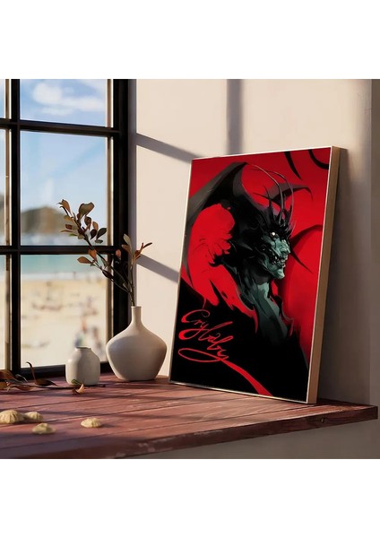 1pc Devilman Crybaby Anime Poster Yapışkan Duvar Sanatı Baskı Su Geçirmez Ev Yaşam Yatak Odası Estetik Dekor Renk: Z4/boyut: 15X20CM Çerçeve Yok (Yurt Dışından)