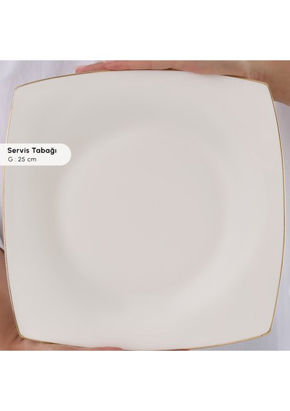 Fine Pearl Ragusa 26 Parça 6 Kişilik İnci Kahvaltı Takımı Gold indirimleri