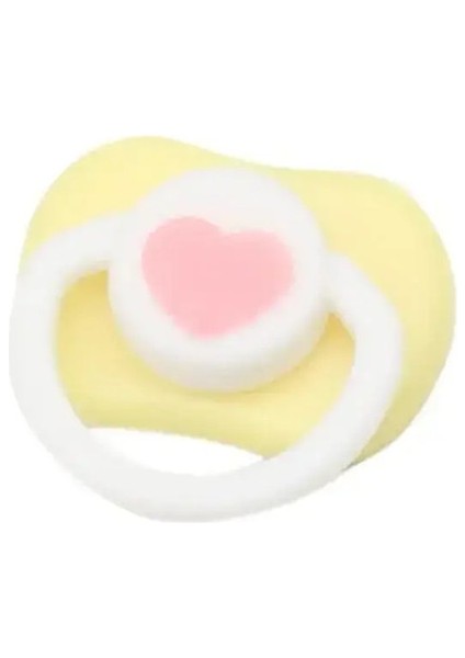 15CM Crybaby Dıy Mini Love Emzik Bebek Aksesuarları OB11/BJD Köpek Twist Stick Dokuma El Yapımı Bebek Dekorasyon Renk: Açık Sarı/boyut: Bebek Yok (Yurt Dışından)
