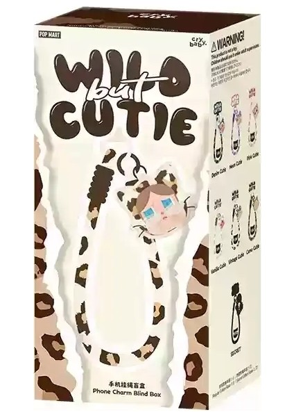 Otantik Crybaby Leopard Cat Serisi Cep Telefonu Halat Kutusu Modaya Oy Ver Friendscolor'a Vermek Için Zarif Kolye: 1 Pcs (Yurt Dışından)