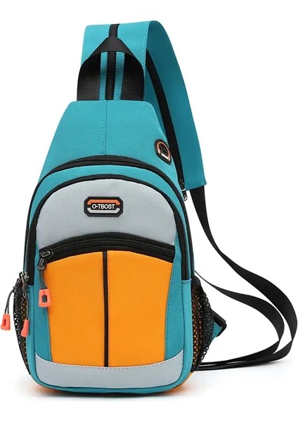 Fengdong Kadınlar Mini Sırt Çantası Küçük Göğüs Çanta Moda Messenger Çantası Kadın Spor Çantası Seyahat Çantası Çapraz Bag Girl Geri Packcolor: Mixgreen (Yurt Dışından)