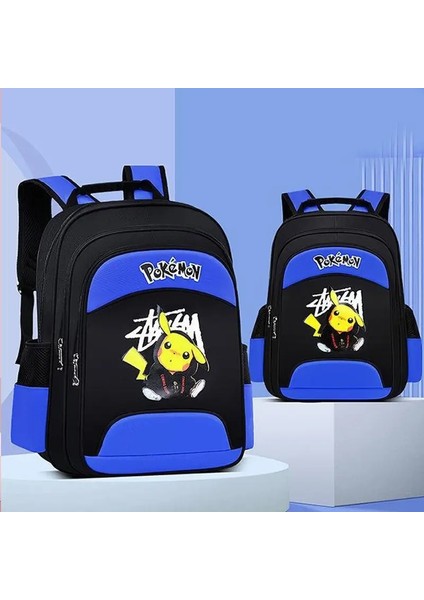 Miniso Çocuk Okul Sırt Çantası Kawaii Yükü Azalt Işık Çocuk Okul Çantaları Karikatür Büyük Kapasite Omurga Protector Schoolbagcolor: Pikachu B/boyut: 38X28X16CM (Yurt Dışından)