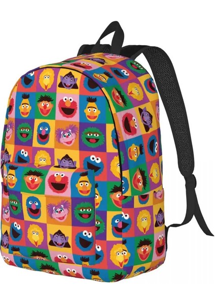 Sesamed Gençler Öğrenci Okulu Için Sokak Kitap Çantası Daypack Middle High College Sportscolor: 16X31X45CM (Yurt Dışından)